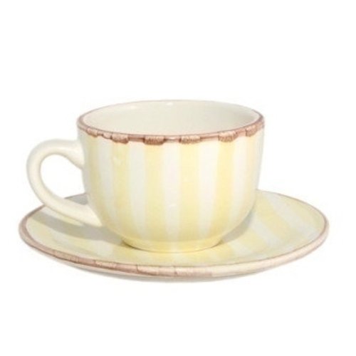 Чашка с блюдцем "Страйп", 0,2 л, желтые
Чашка с блюдцем "Страйп", 0,2 л, желтые