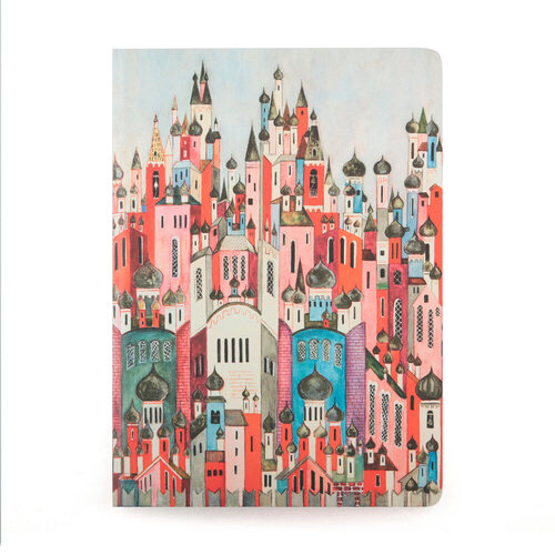 

Тетрадь Гончарова Н. С. "Город. Эскиз декорации к балету Жар-птица" А5, в клетку