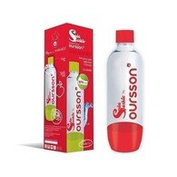 Бутылка пластиковая, 1 л, красный