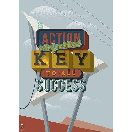 

Принт "Key" А3