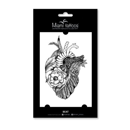 

Временное тату "Beat"