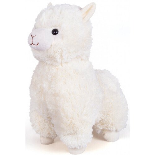 Мягкая игрушка "Альпака", 38 см, белая