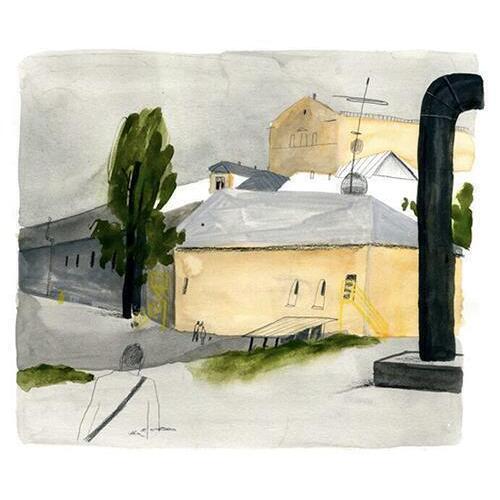 

Анна Воронцова. Принт "Москва. Переулки" А3