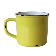 Кружка эмалированная, 500 мл, желтая