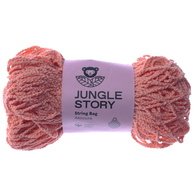 Авоська "String Bag" , персиково-морковная