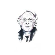 Арт-принт "Портрет Бродского" Катя Хозацкая, А3