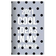 Планнер датированный на 2021 "Dots" 32 листа, 10,8 х 17,5 см
