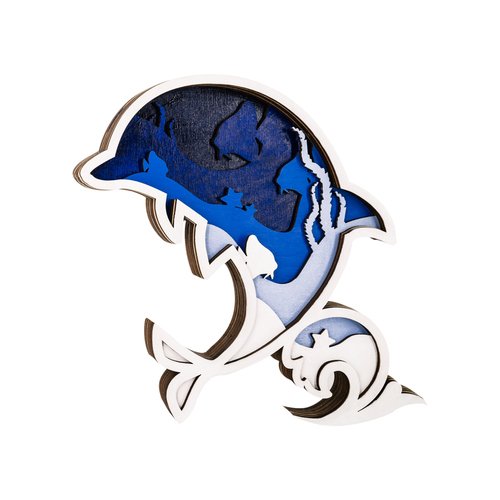 Набор для раскрашивания DOBRIKA «Море. Дельфин», 21 х 21 см