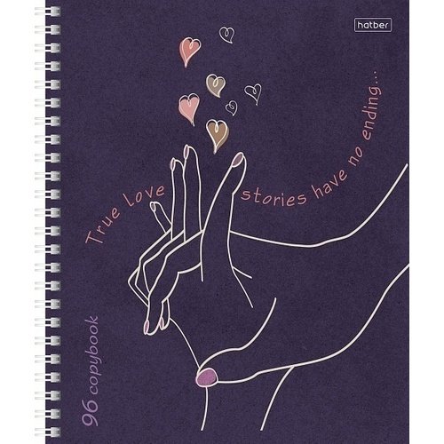 

Тетрадь Hatber «Почувствуй любовь» А5, 96 листов в клетку, в ассортименте