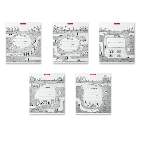 

Тетрадь школьная ученическая ErichKrause Муравьишки, 24 листа в линейку