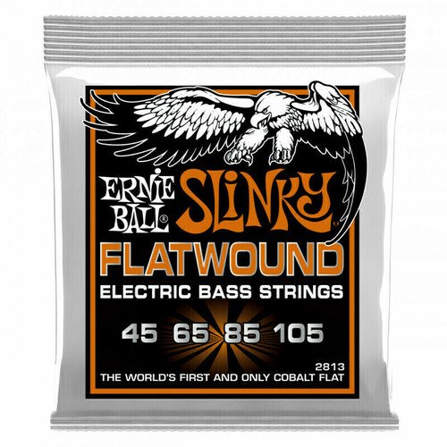 

Струны для бас-гитары Ernie Ball 2813 Flatwound Slinky Hybrid 45-105