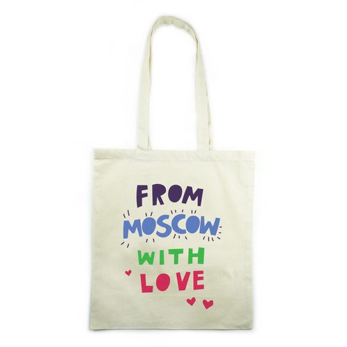 Эко-сумка Морда Довольна From Moscow with love