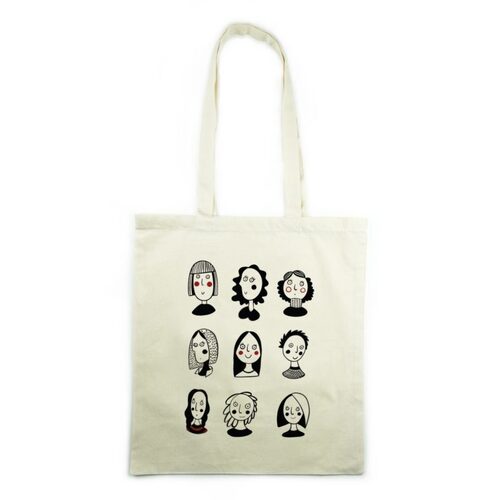 Эко-сумка Морда Довольна Девушки бывают разные