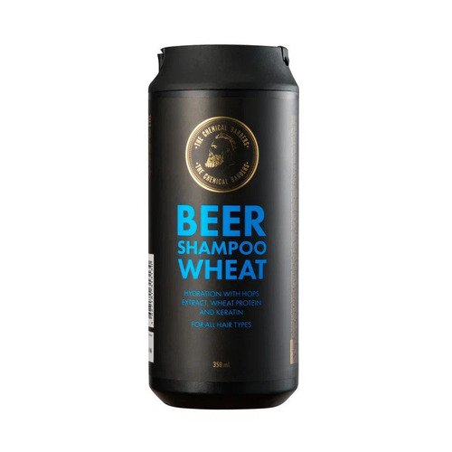 Шампунь The Chemical Barbers Beer Shampoo Wheat, увлажняющий и кондиционирующий с кератином, 350 мл