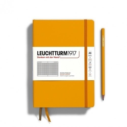 Блокнот Leuchtturm Medium, 125 листов, в клетку, восходящее солнце, А5