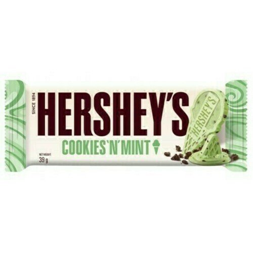 Шоколад Hersheys Cookies n Mint 39 г 133₽