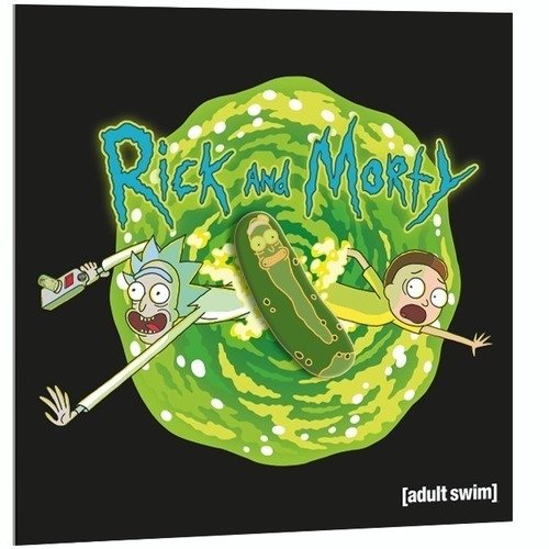 

Значок металлический "Рик и Морти. Рик огурчик"