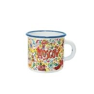 Кружка эмалированная "Яркая Москва", 400 мл