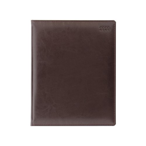 

Еженедельник датированный на 2020 год "Global Deluxe" A4, бургунди