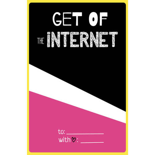 

Блокнот нелинованный "Get of the Internet" А5, 32 листа