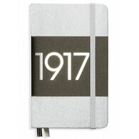 Блокнот нелинованный Pocket, 93 страницы, серебристый