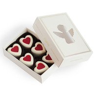 Набор шоколадных конфет с клубничным кремом "Сердце"