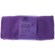 Плотная хлопковая сумка "Shopper", фиолетовая