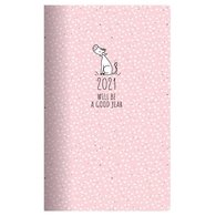 Планнер датированный на 2021 "Bull" 32 листа, 10,8 х 17,5 см