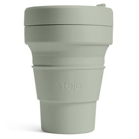 Стакан складной Stojo "Pocket Cup", 355 мл, зелёный