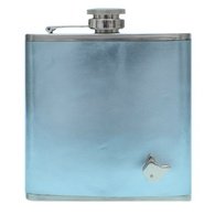 Фляжка I MICI 170 мл, голубой металлик