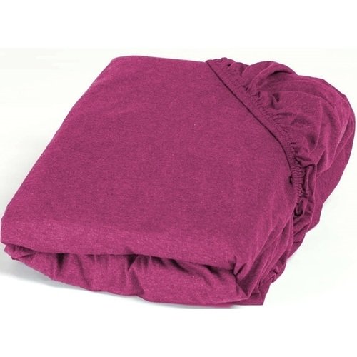 

Простынь GoodNight Трикотаж 180х200х20 Бордо на резинке