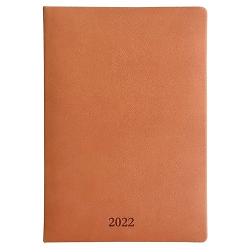 

Ежедневник датированный на 2022 Infolio Vienna, 352 страницы, 14 х 20 см, коричневый