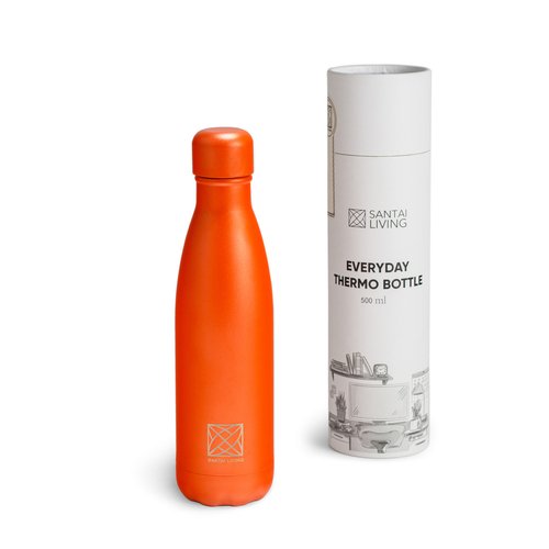 Термобутылка для воды Santai Living "Everyday", 500 мл, коралловая