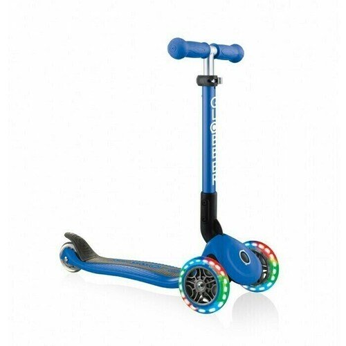 

Самокат Globber Junior Foldable Lights, Синий