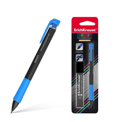 

Карандаш механический ErichKrause Draft, HB, в ассортименте