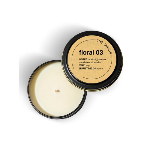 

Свеча The Svechi Luxe Travel Floral 03, 80 мл