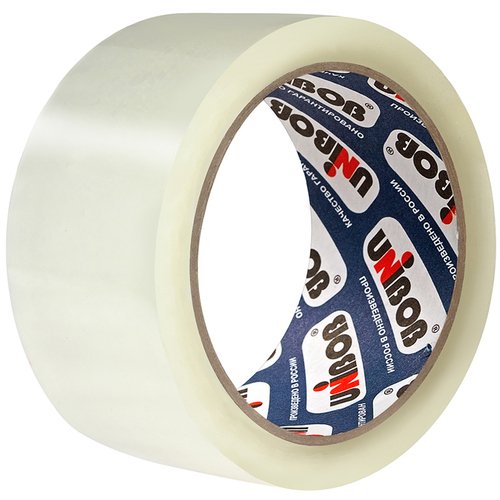 Клейкая лента упаковочная Unibob, 48 мм х 66 м, 45 мкм