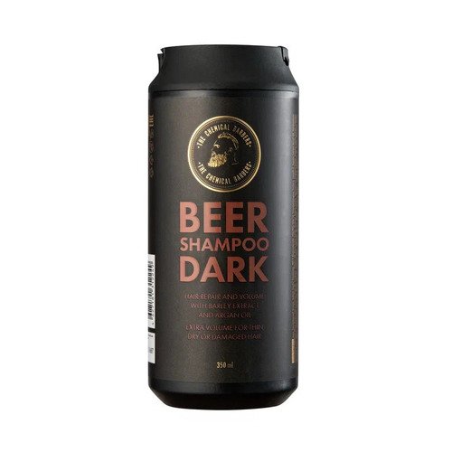 Шампунь The Chemical Barbers Beer Shampoo Dark, восстанавливающая с аргановым маслом, 350 мл