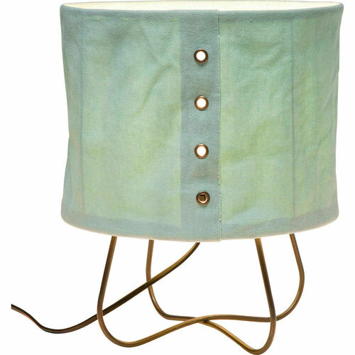 Лампа настольная Заклепки 22 х 26 х 22 см голубая 7740₽