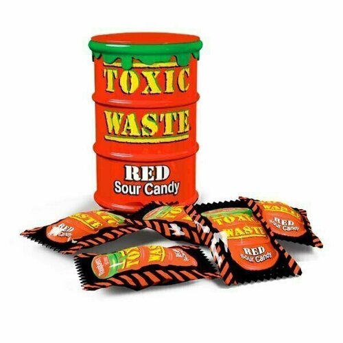 Леденцы Toxic Waste Red, 42 г